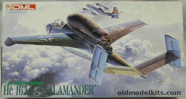 DML 1/48 He-162 A-2 Salamander - Volksjager, 5508 plastic model kit
